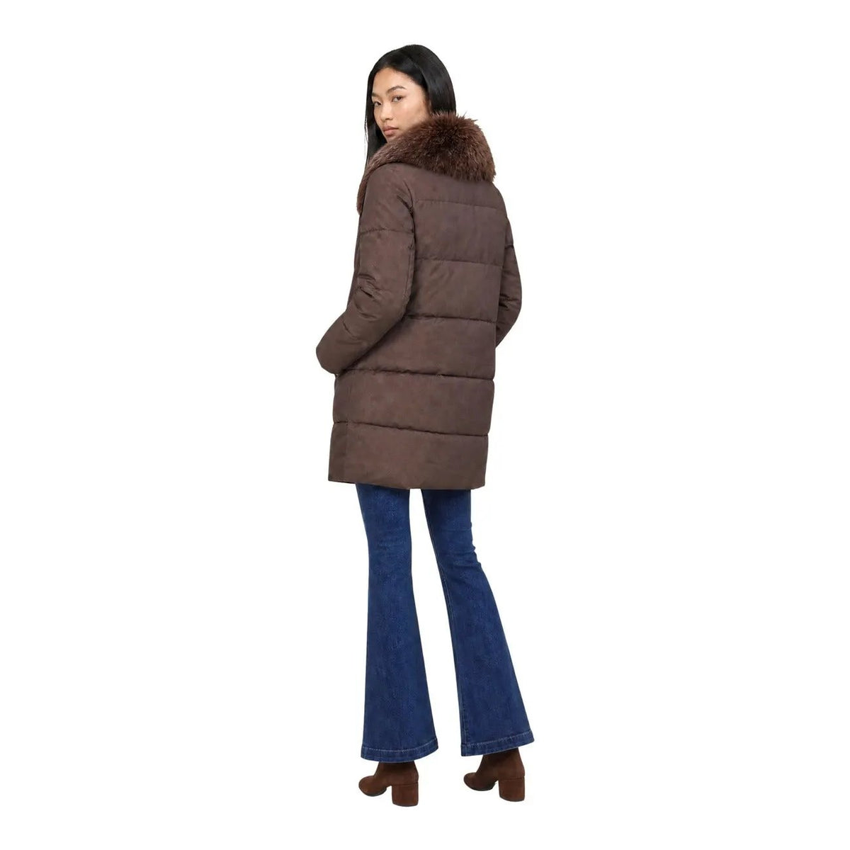 Choral Women's Brown Hooded Jacket