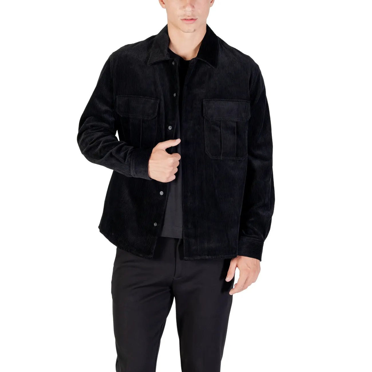 Antony Morato Men's Black Cotton Blazer