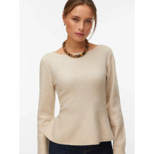 Vero Moda Women's Beige Sweater
