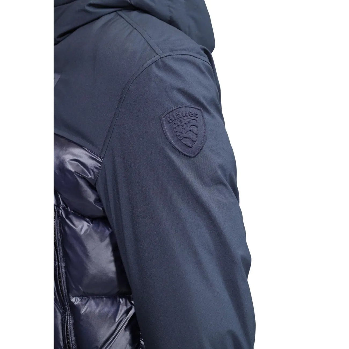 Blauer Men's Brook Blue Hooded Jacket