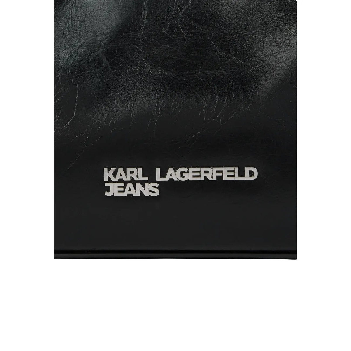 Karl Lagerfeld Jeans Women's Black Faux Leather Handbag B1W30156
