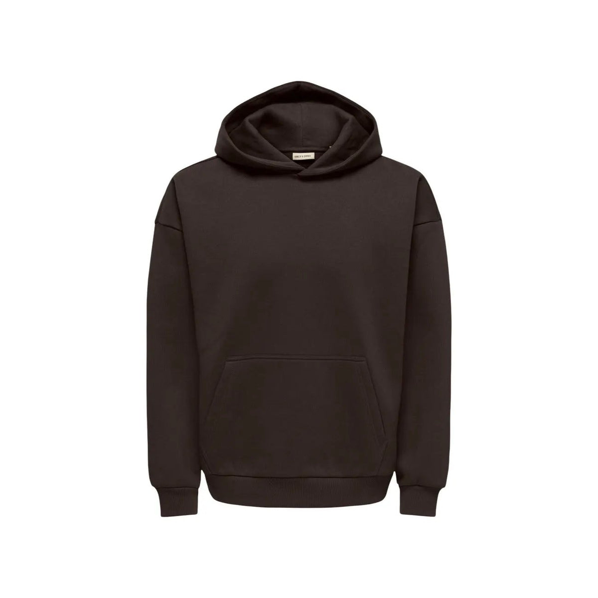 Only & Sons Men's Ceres Brown Oversized Hoodie