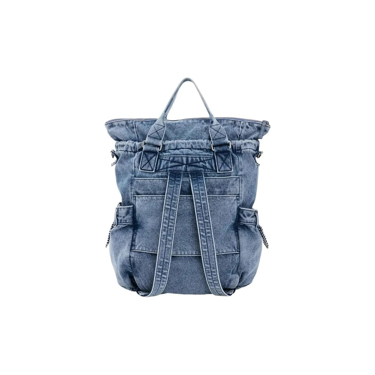Desigual Women's Globe Blue Denim Backpack