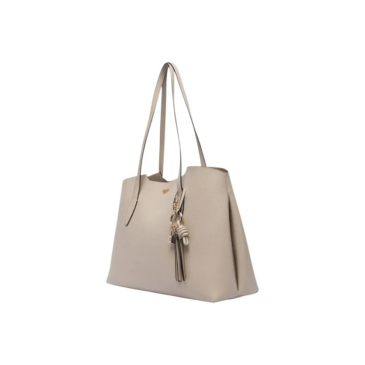Guess Women's Gray Melody Faux Leather Pouch with Inside Pocket