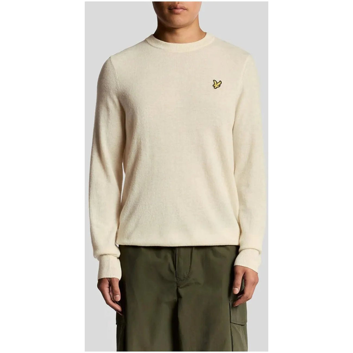 Lyle & Scott Men's Blue Wool Sweater