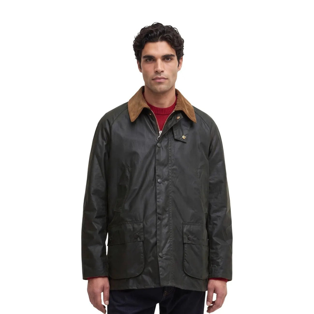 Barbour Men's Ashby Green Waxed Cotton Jacket