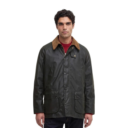 Barbour Men's Ashby Green Waxed Cotton Jacket