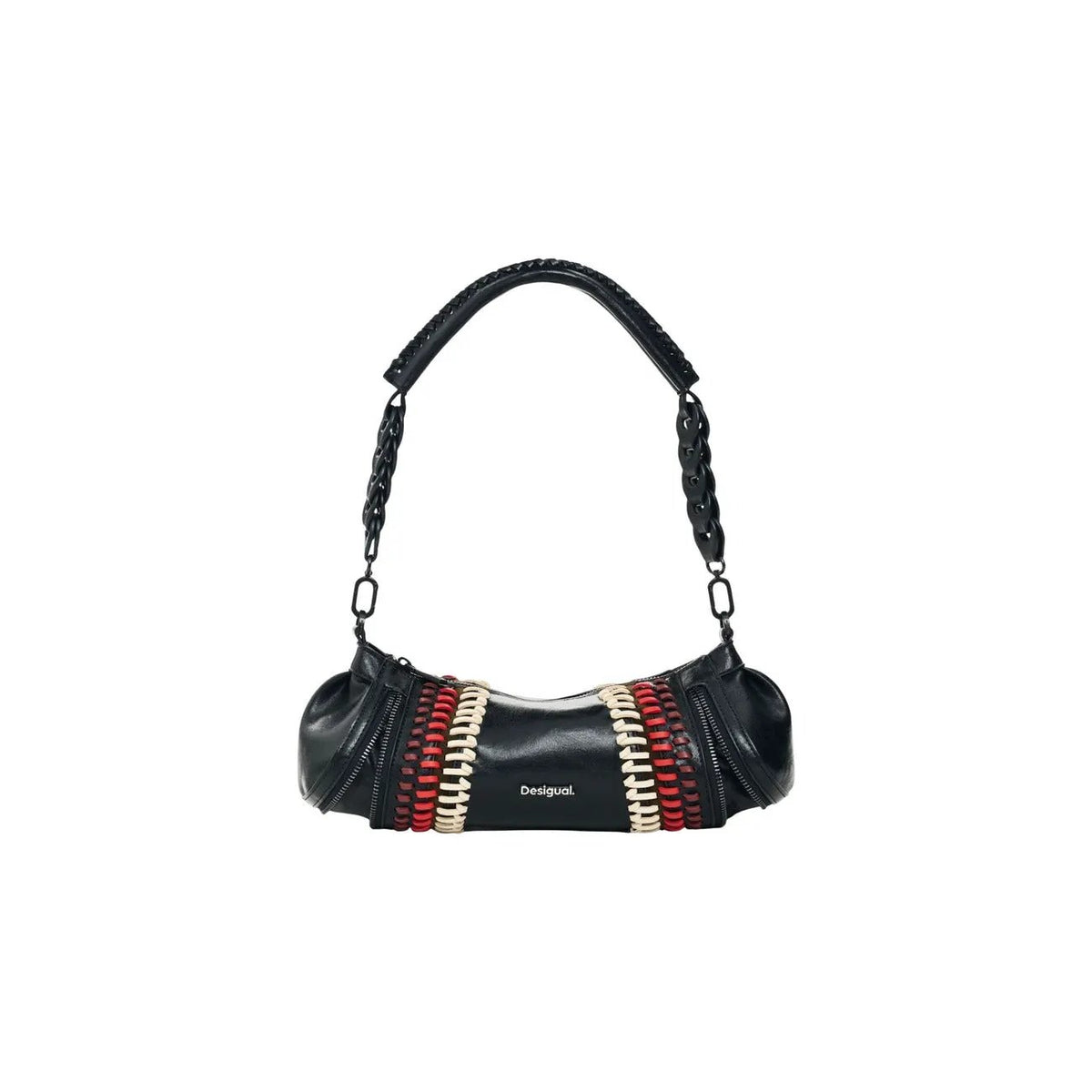 Desigual Women's Sonique Zarauz Black Faux Leather Handbag