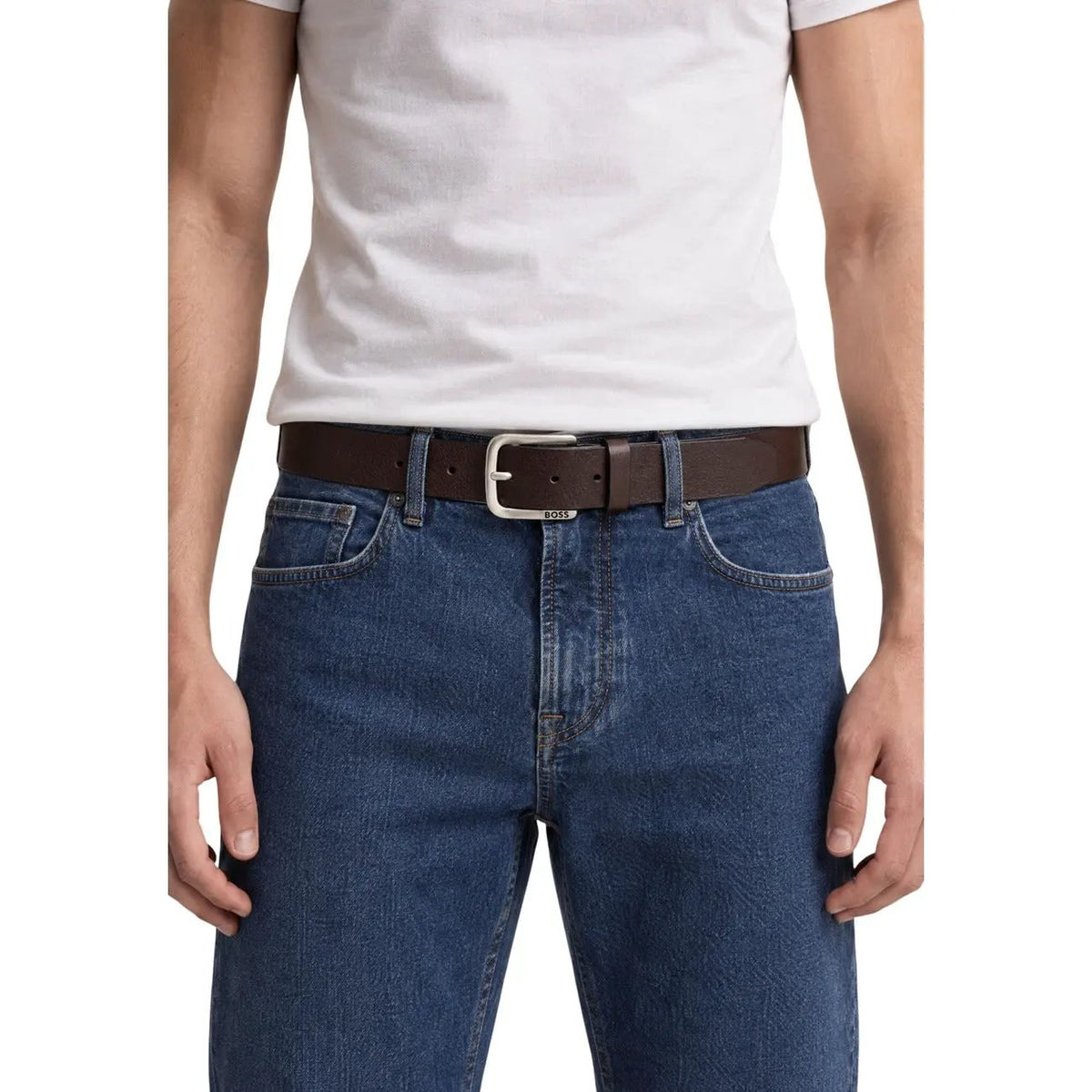 Boss Men's Janni Leather Belt