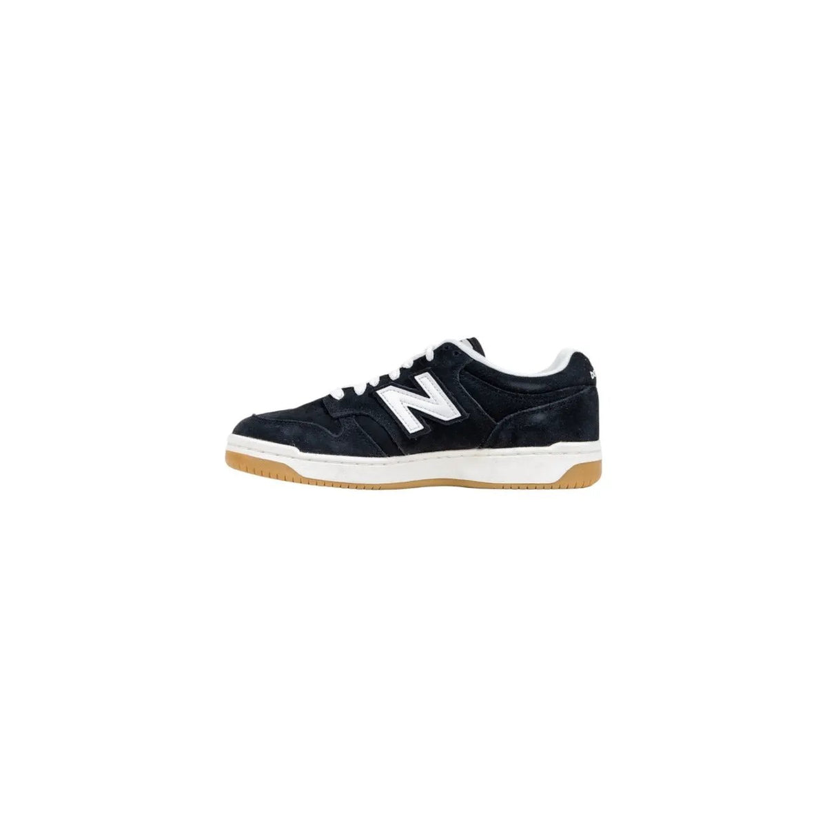 New Balance Women's Black Leather Sneakers