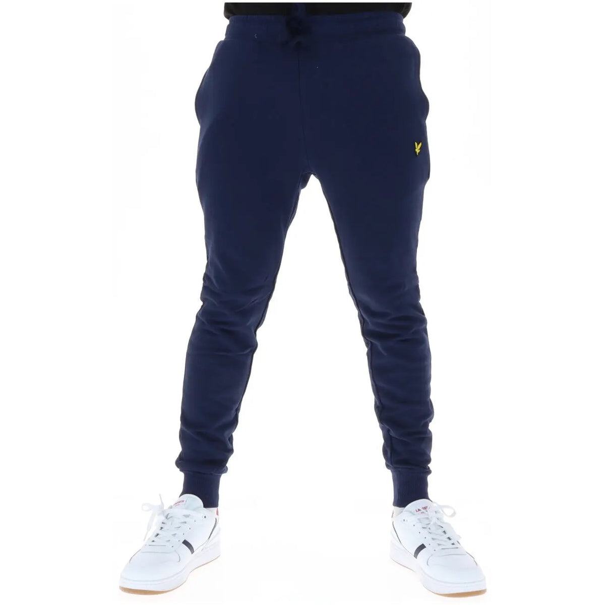 Lyle & Scott Men's Blue Cotton Trousers