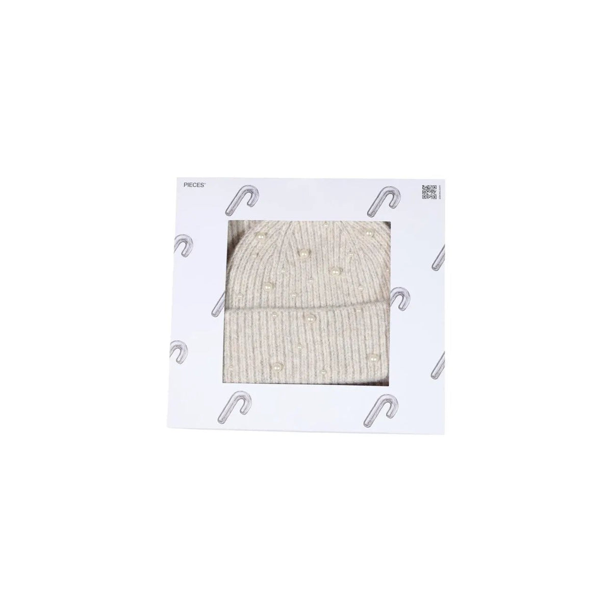 Pieces Women's Annabel Grey Hood and Scarf Gift Set