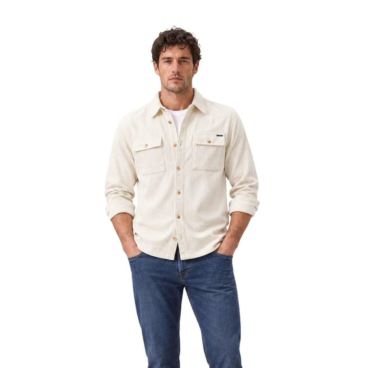 Gianni Lupo Men's White Overshirt