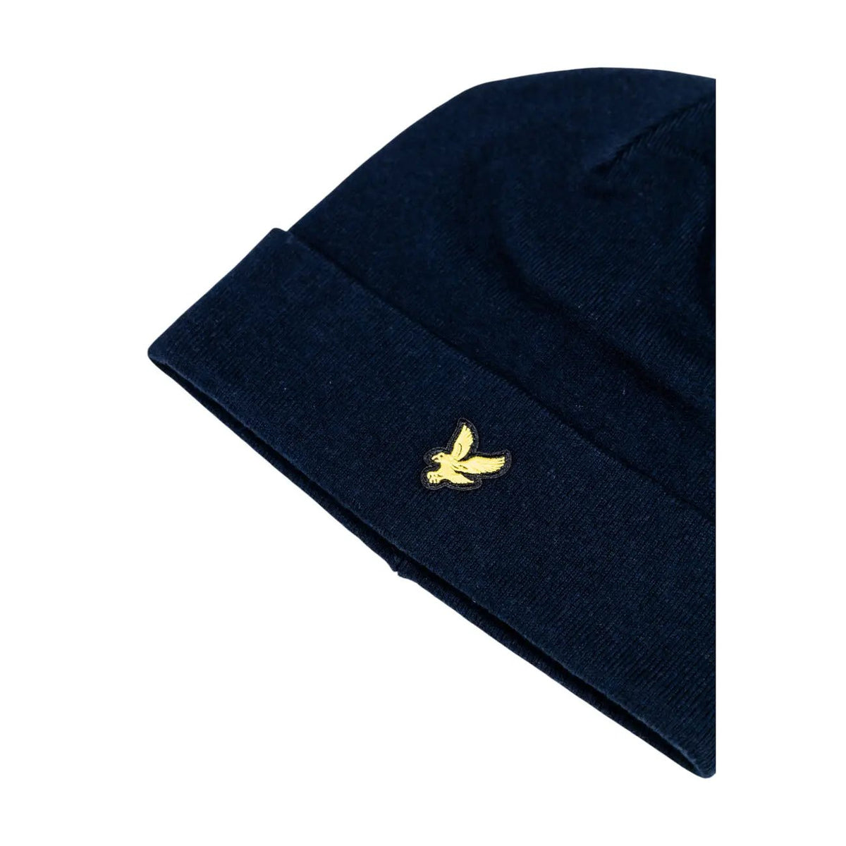 Lyle & Scott Men's Blue Cotton Merino Beanie