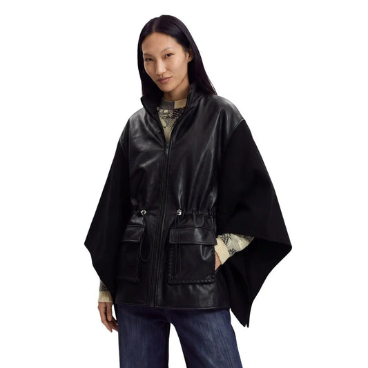 Desigual Women's Aldama Trenzado Black Poncho