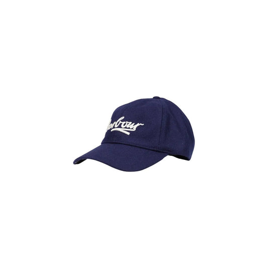 Barbour Men's Blue Bowery Wool Blend Cap for Fall and Winter