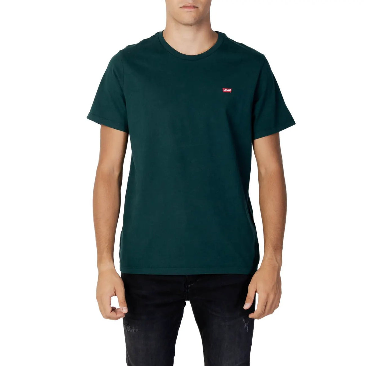 Levi's Men's Original Green Cotton T-Shirt