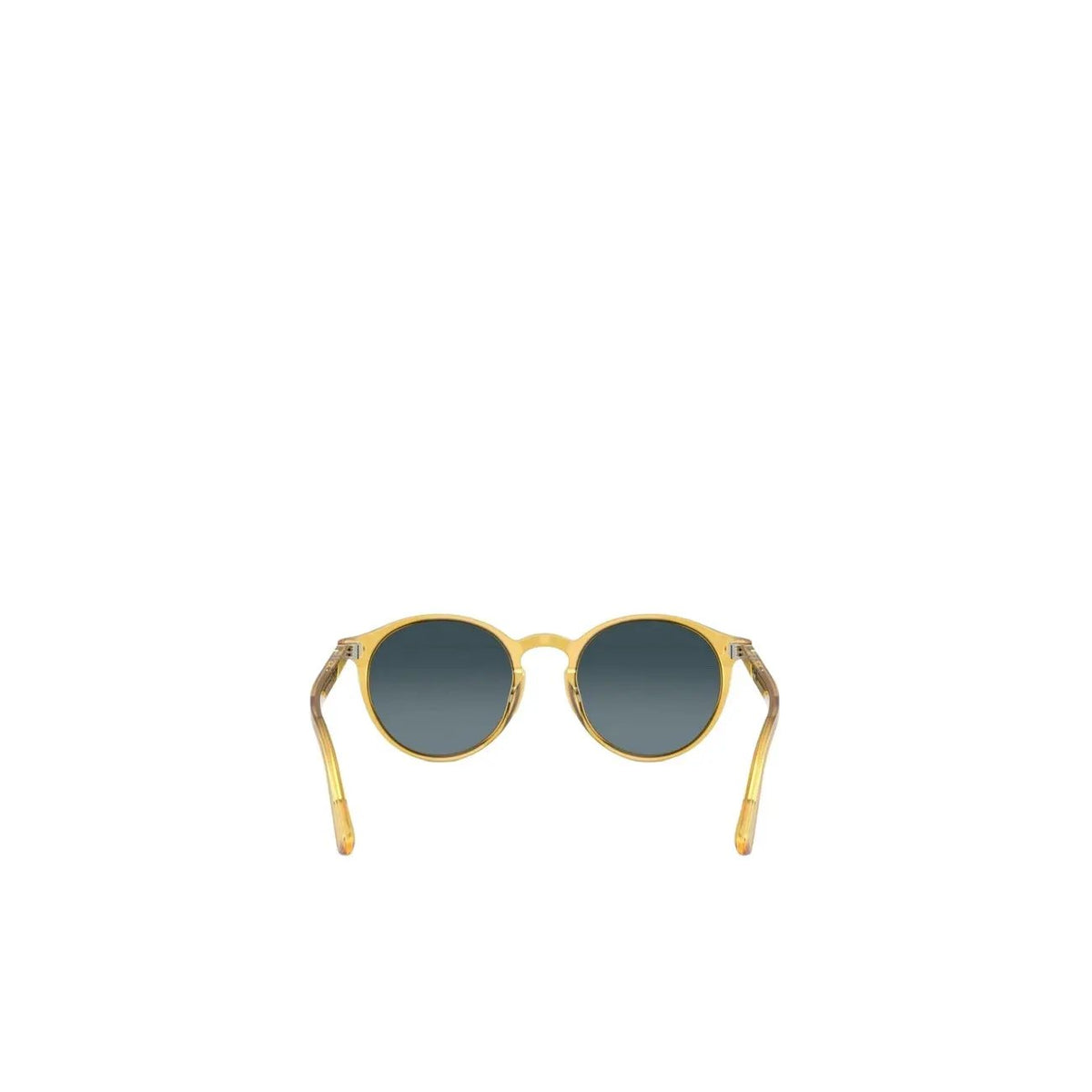 Persol Men's Blue Round Polarized Sunglasses