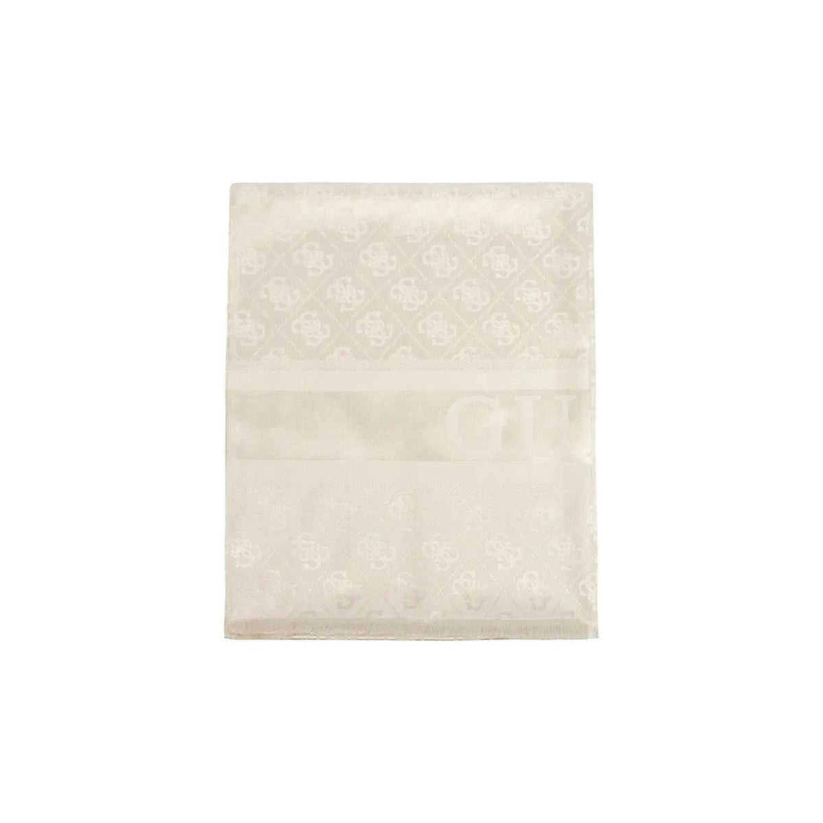Guess Women's White Samantha Scarf for Fall and Winter