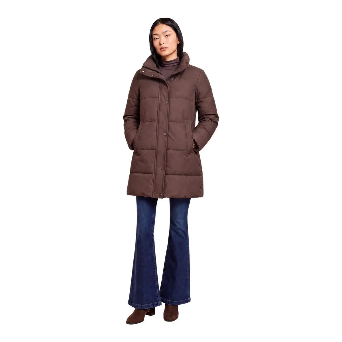 Choral Women's Brown Hooded Jacket