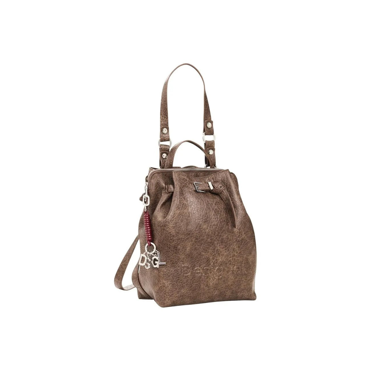Desigual Women's Luena Brown Faux Leather Backpack