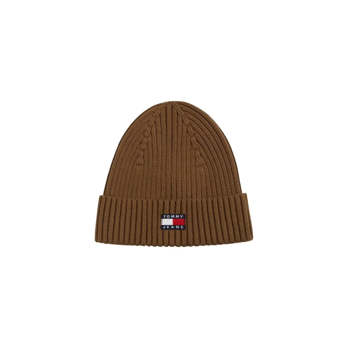 Tommy Hilfiger Men's Blue Organic Cotton Beanie for Fall and Winter