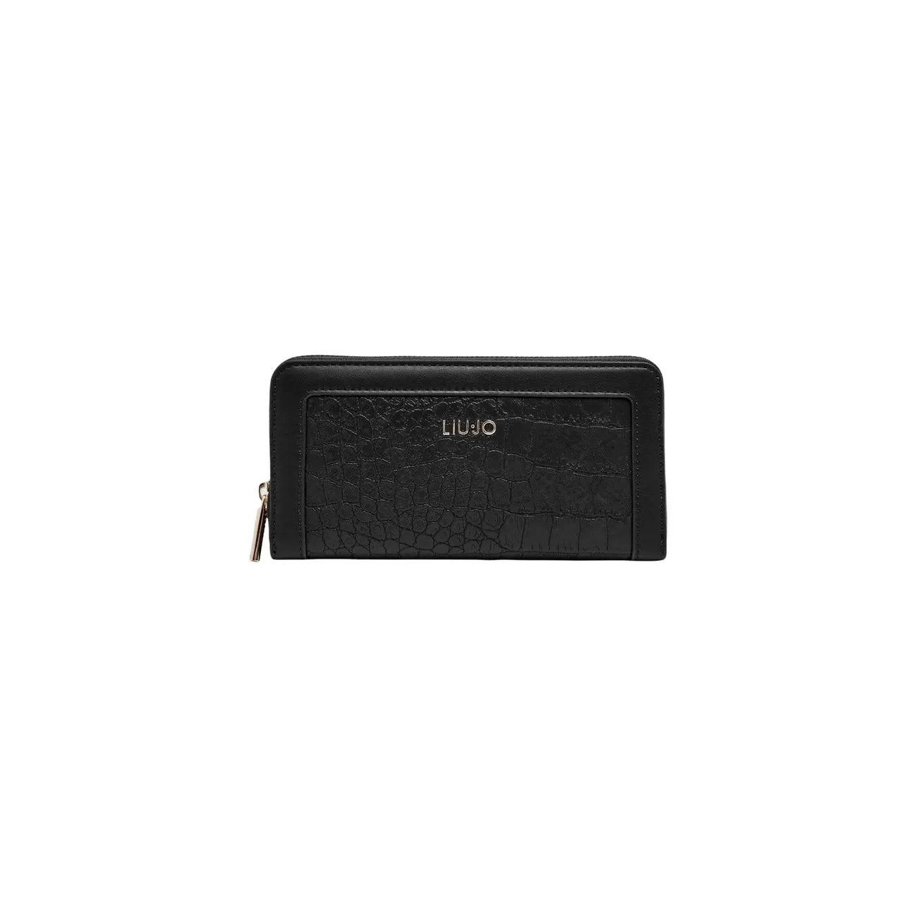Liu Jo Women Wallet Black Zip Secure Storage Inside Pockets Elegant Design by Liu Jo