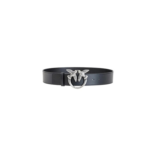Pinko Women's Alta Black Leather Belt