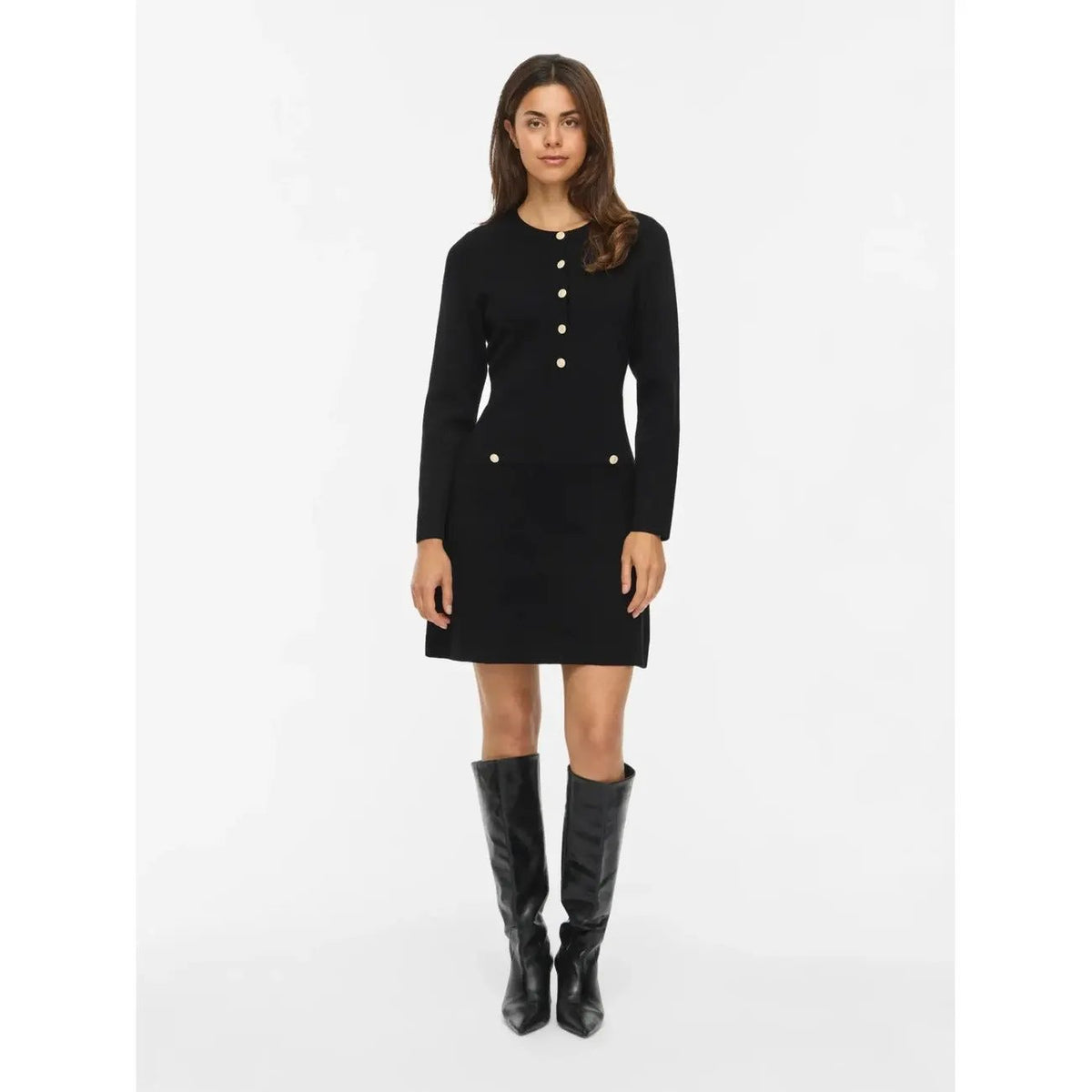 Vila Women's Black Dress