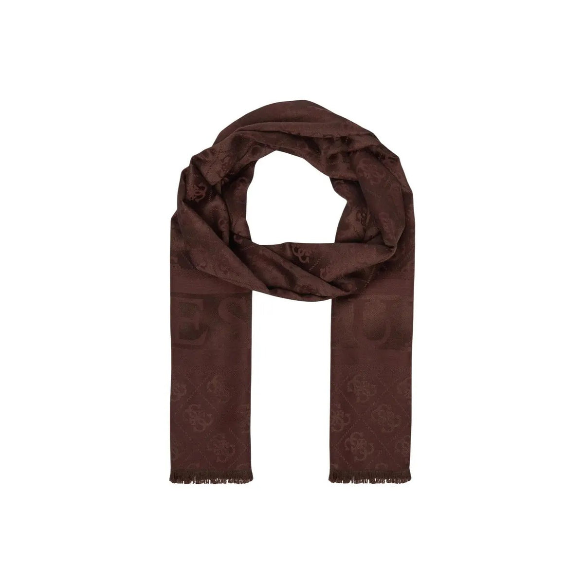 Guess Women's White Samantha Scarf for Fall and Winter