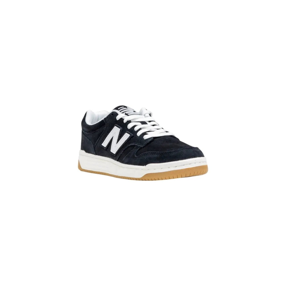 New Balance Women's Black Leather Sneakers