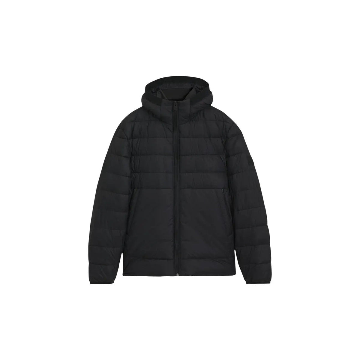 Boss Men's Odenni Black Nylon Hooded Jacket