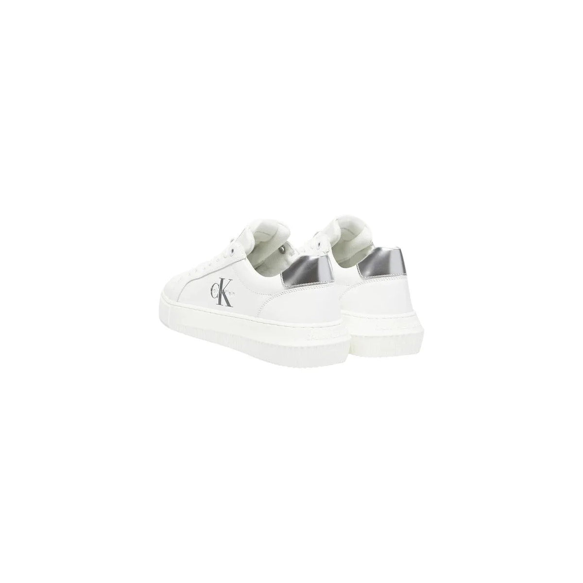 Calvin Klein Jeans Women's White Leather Sneakers