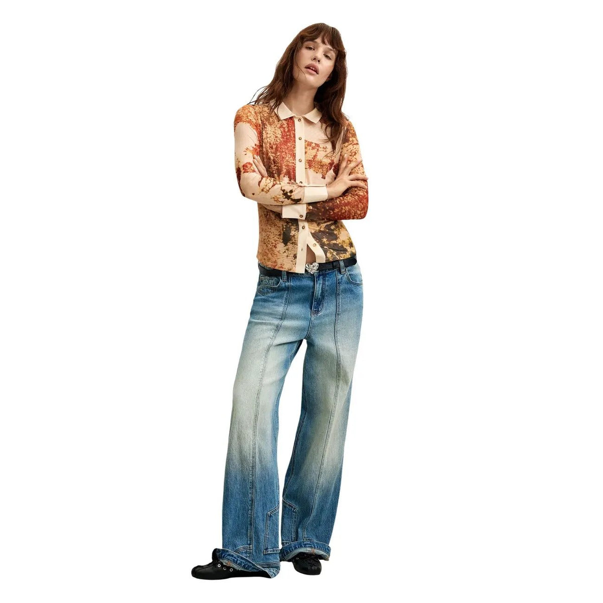 Desigual Women's Atenas Beige Shirt