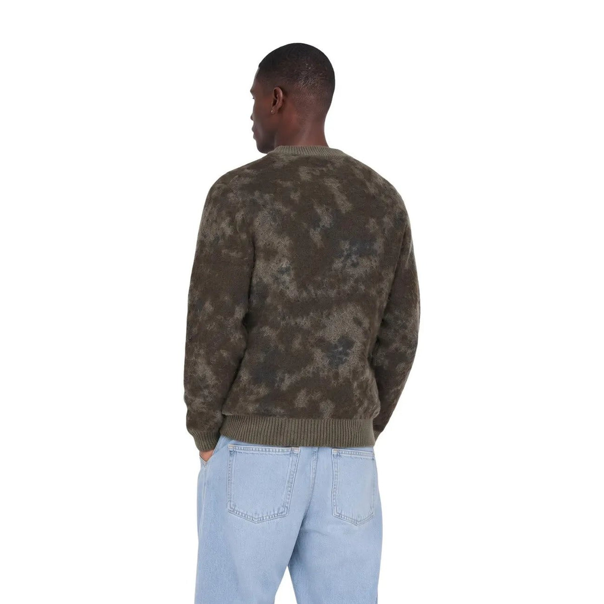 Only & Sons Men's Willis Green Jacquard Cardigan