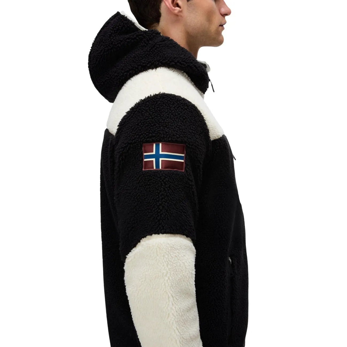 Napapijri Men's Yupik Black Full Zip Hoodie