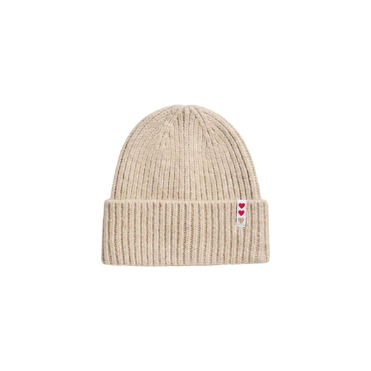 Pieces Women's Aura Beige Knit Hood