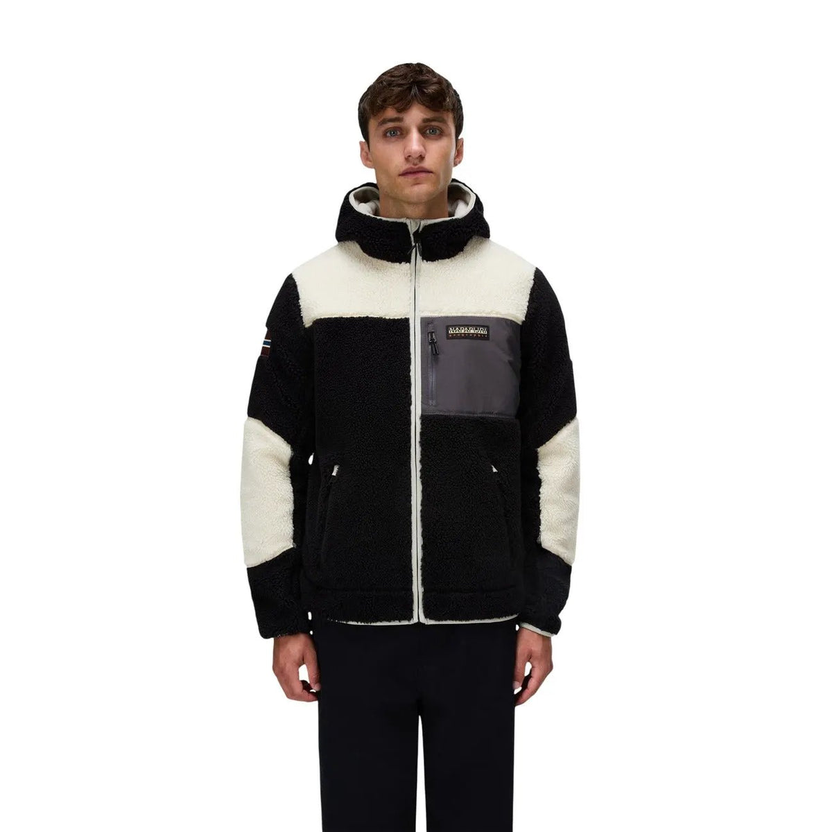 Napapijri Men's Yupik Black Full Zip Hoodie