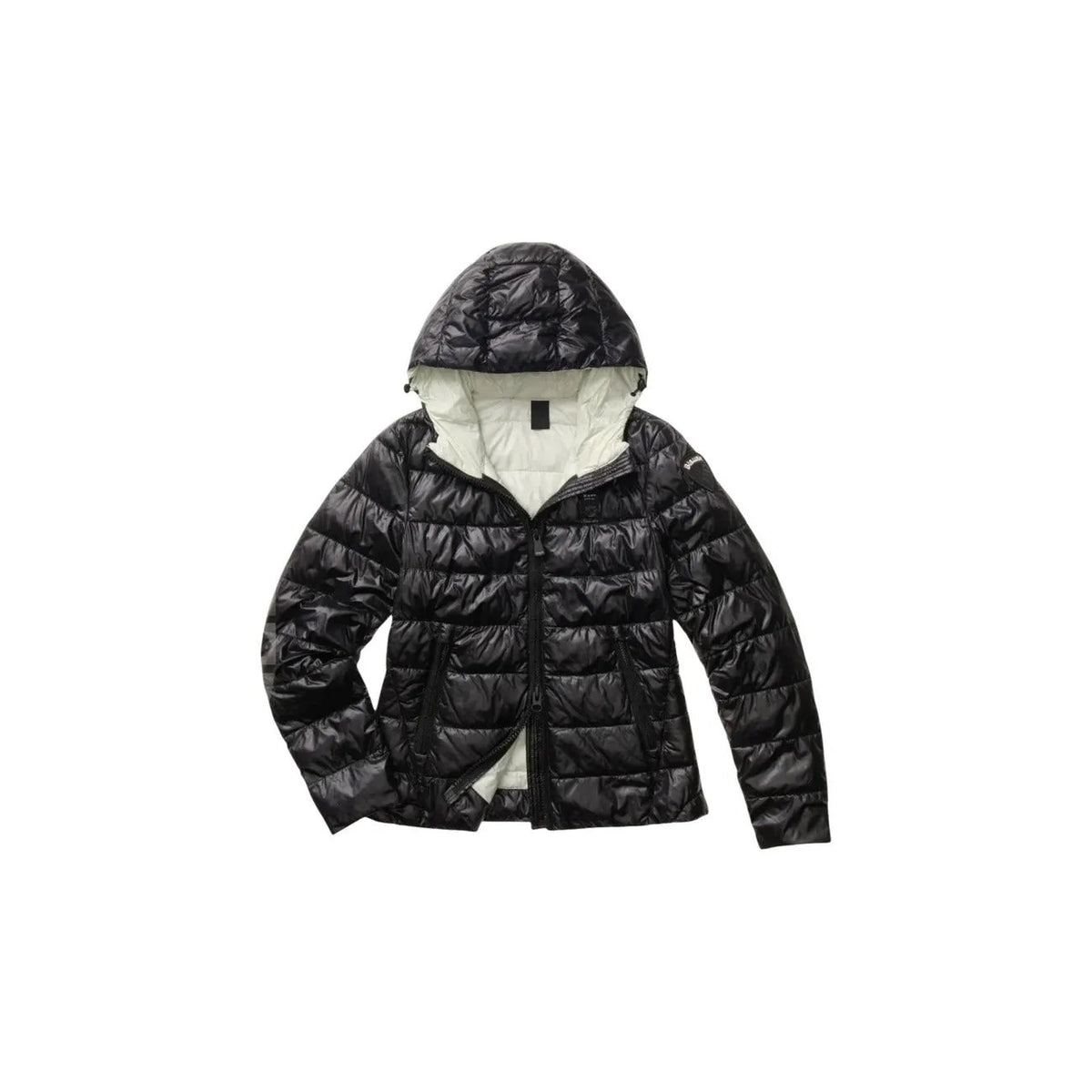 Blauer Women's Caroll Black Nylon Hooded Jacket