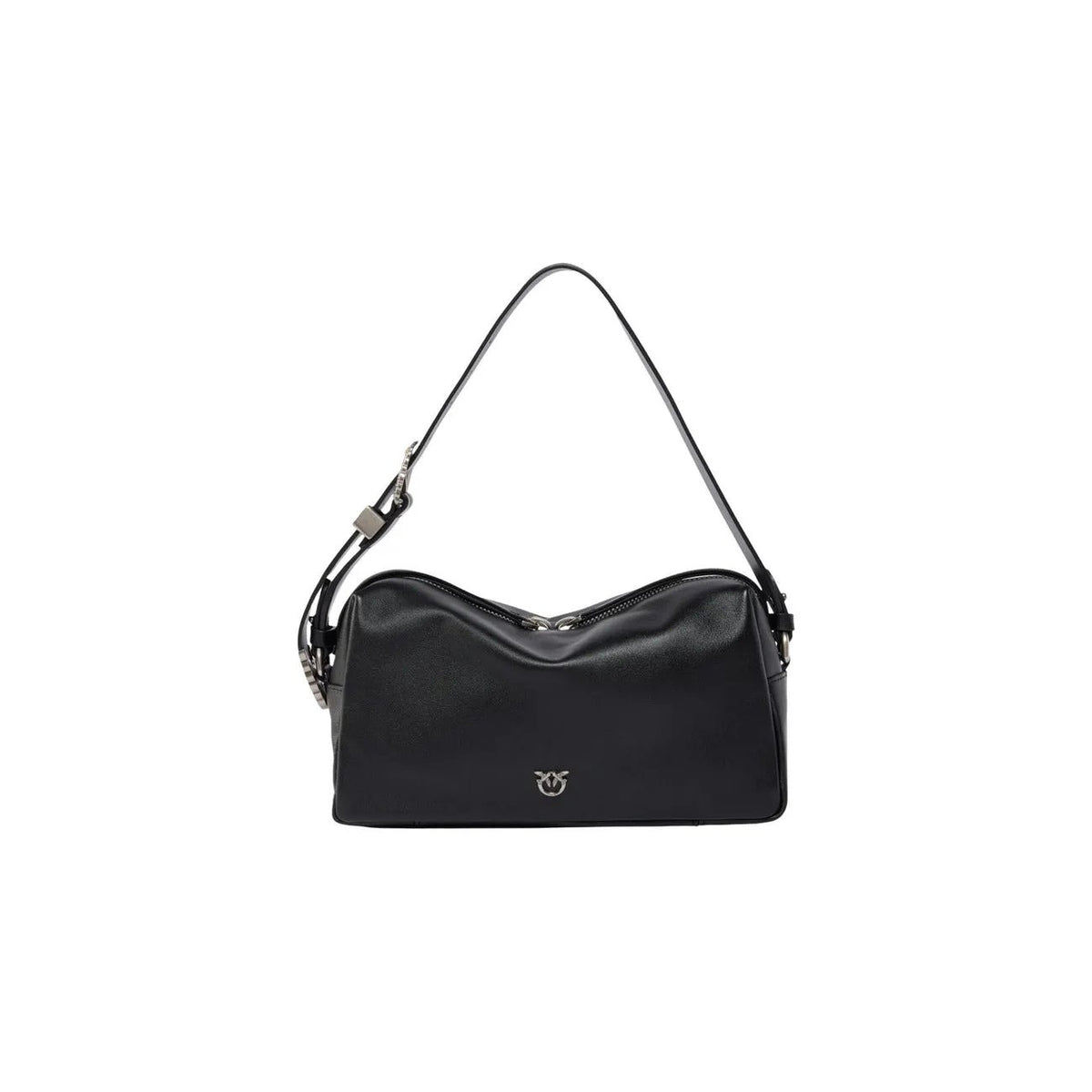 Pinko Women's Bauletto Trittico Black Leather Handbag