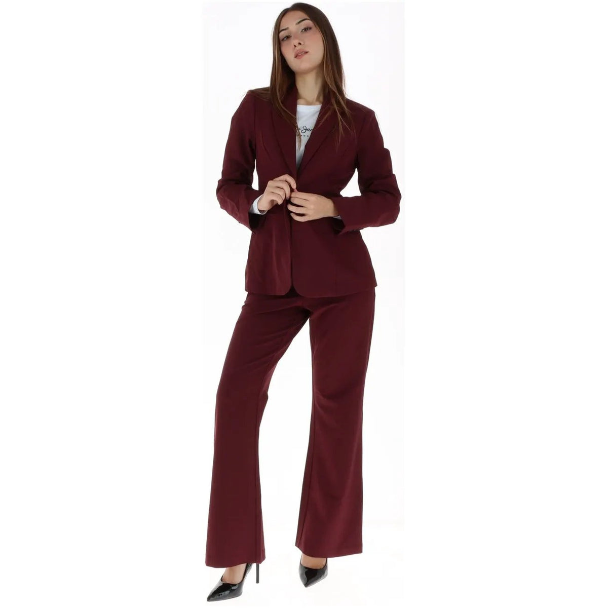 Vila Women's Bordeaux Blazer