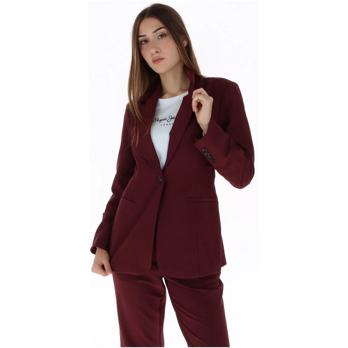 Vila Women's Bordeaux Blazer