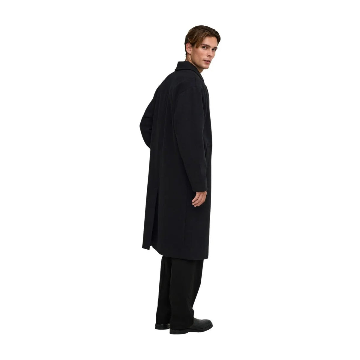 Only & Sons Men's Stanley Black Coat