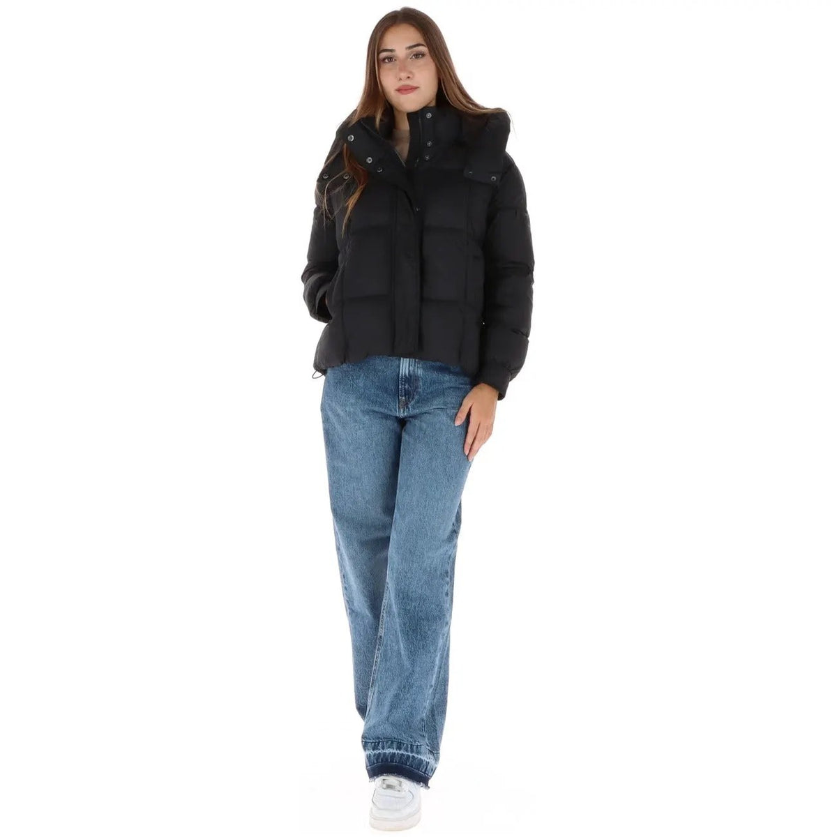 Pepe Jeans Women's Black Hooded Jacket PL4024541