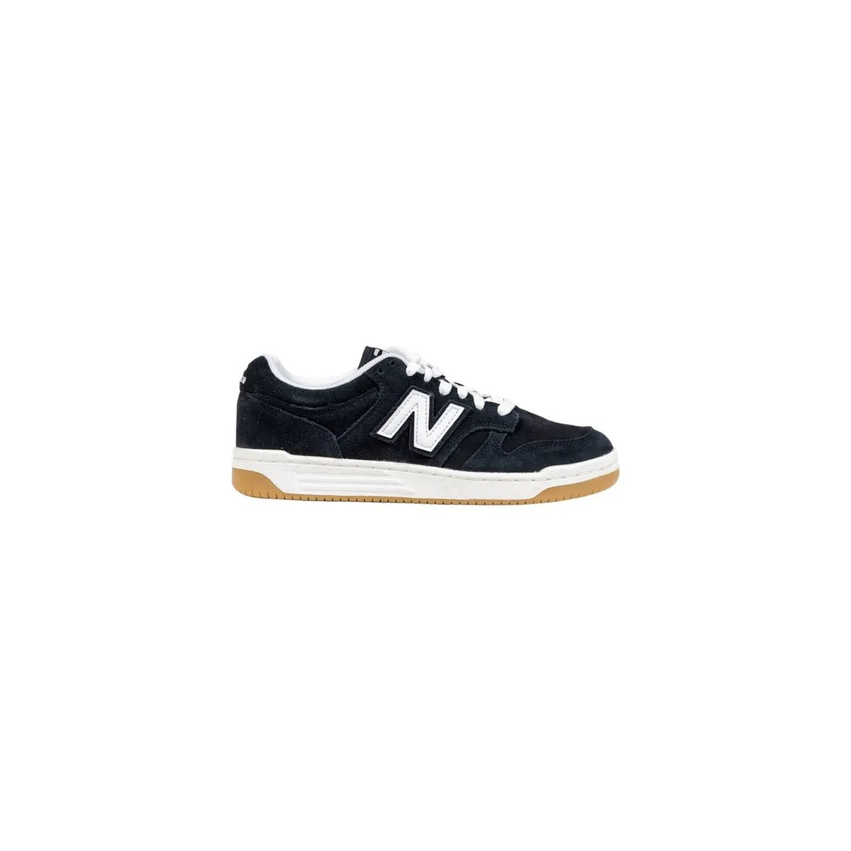 New Balance Women's Black Leather Sneakers