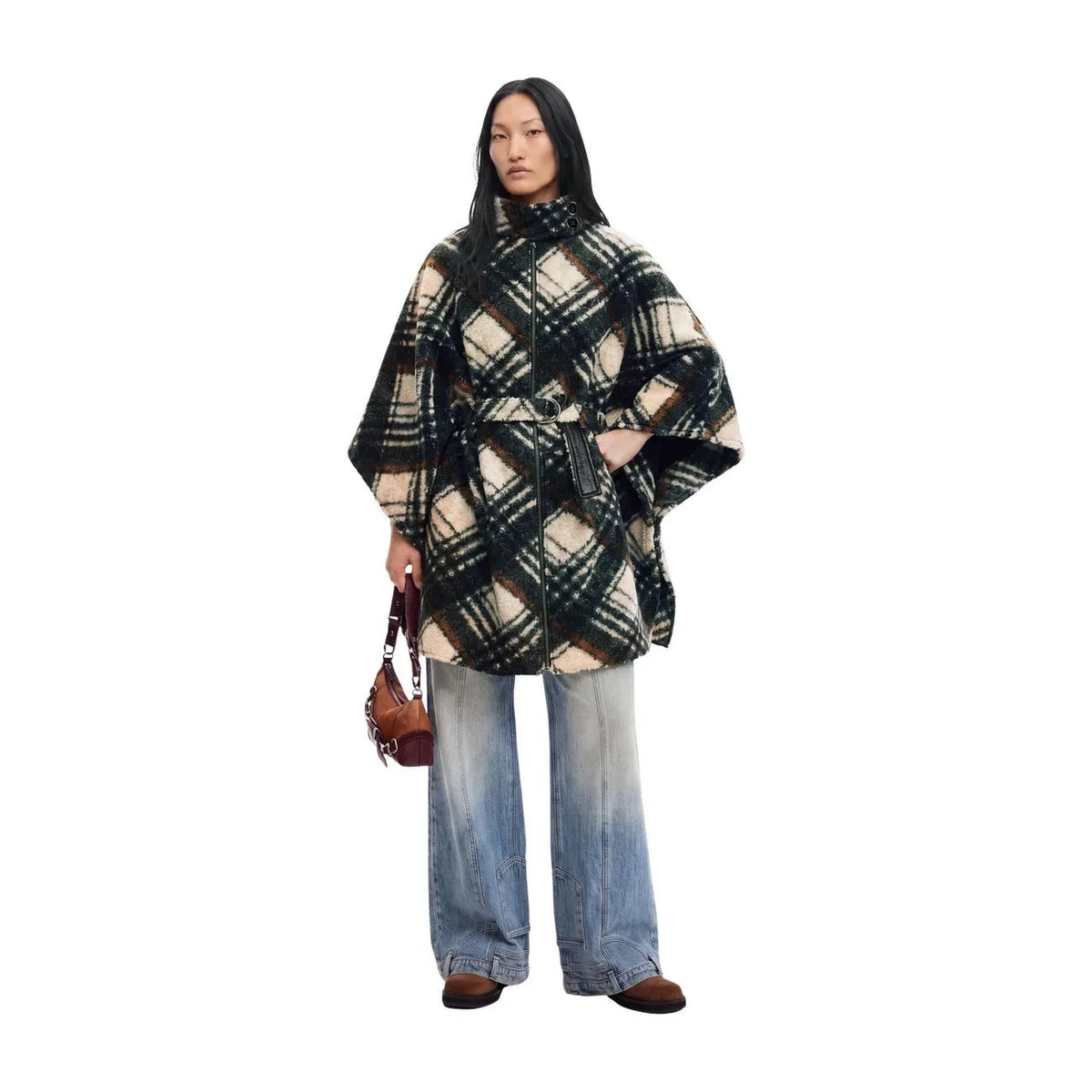 Desigual Women's Aldama Grey Poncho