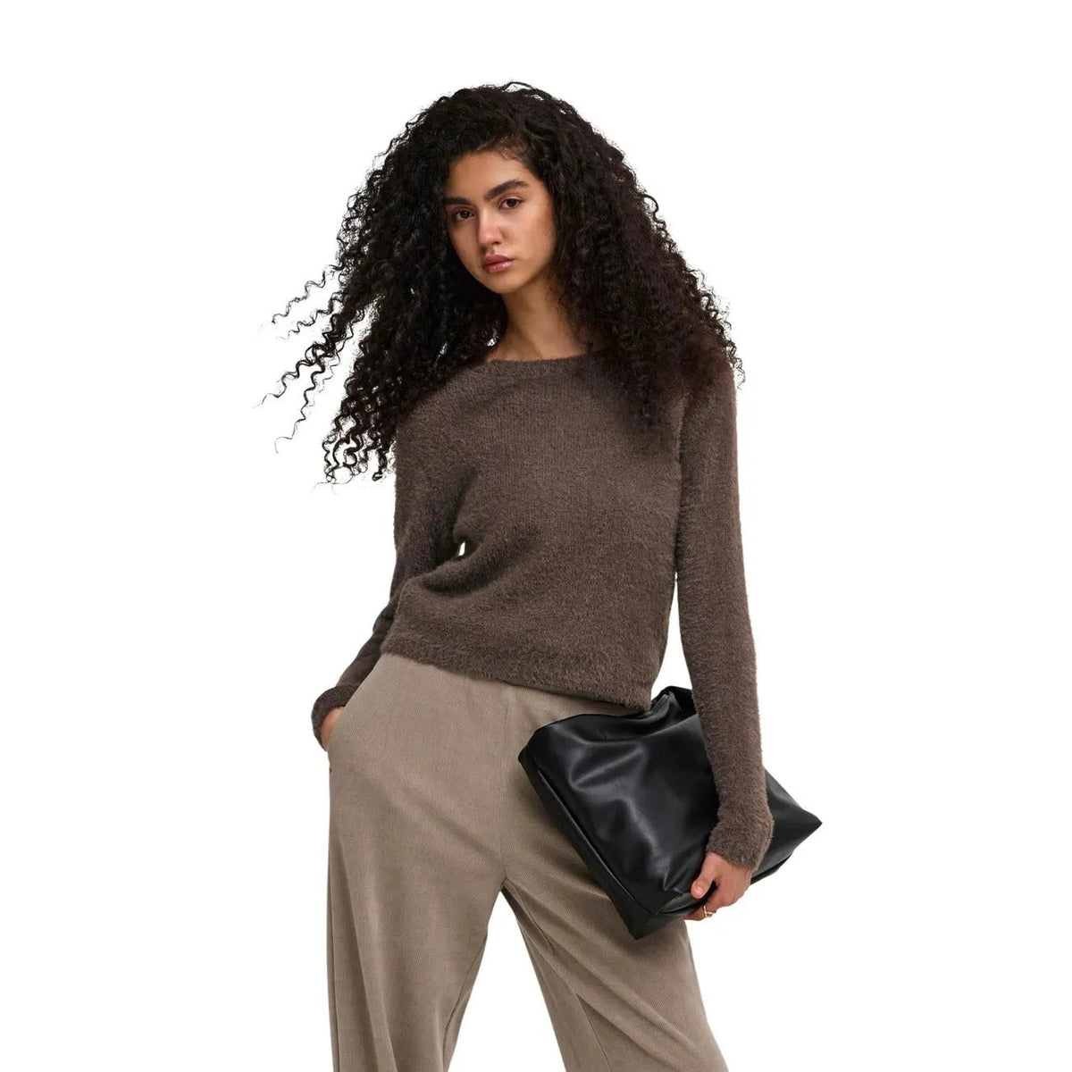 Only Women's Kerry Brown Sweater