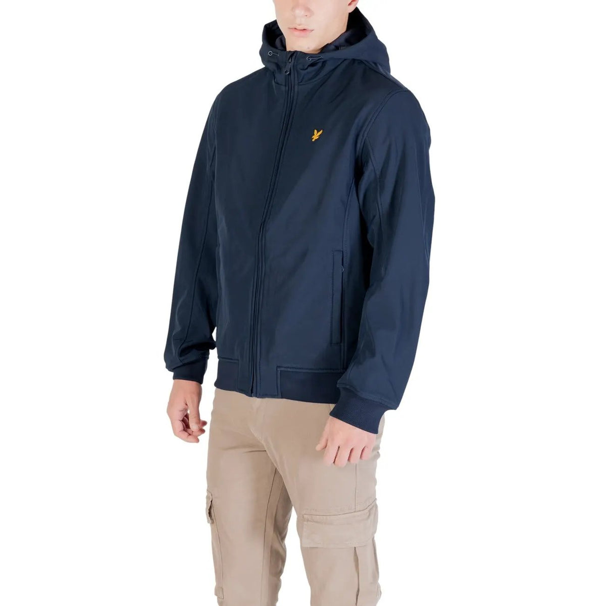 Lyle & Scott Men's Blue Fleece Back Softshell Jacket