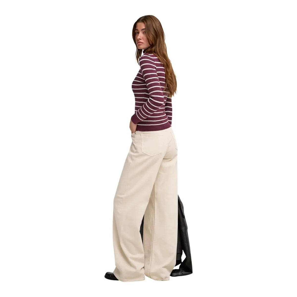 Only Women's Karol Purple Roll Neck Sweater