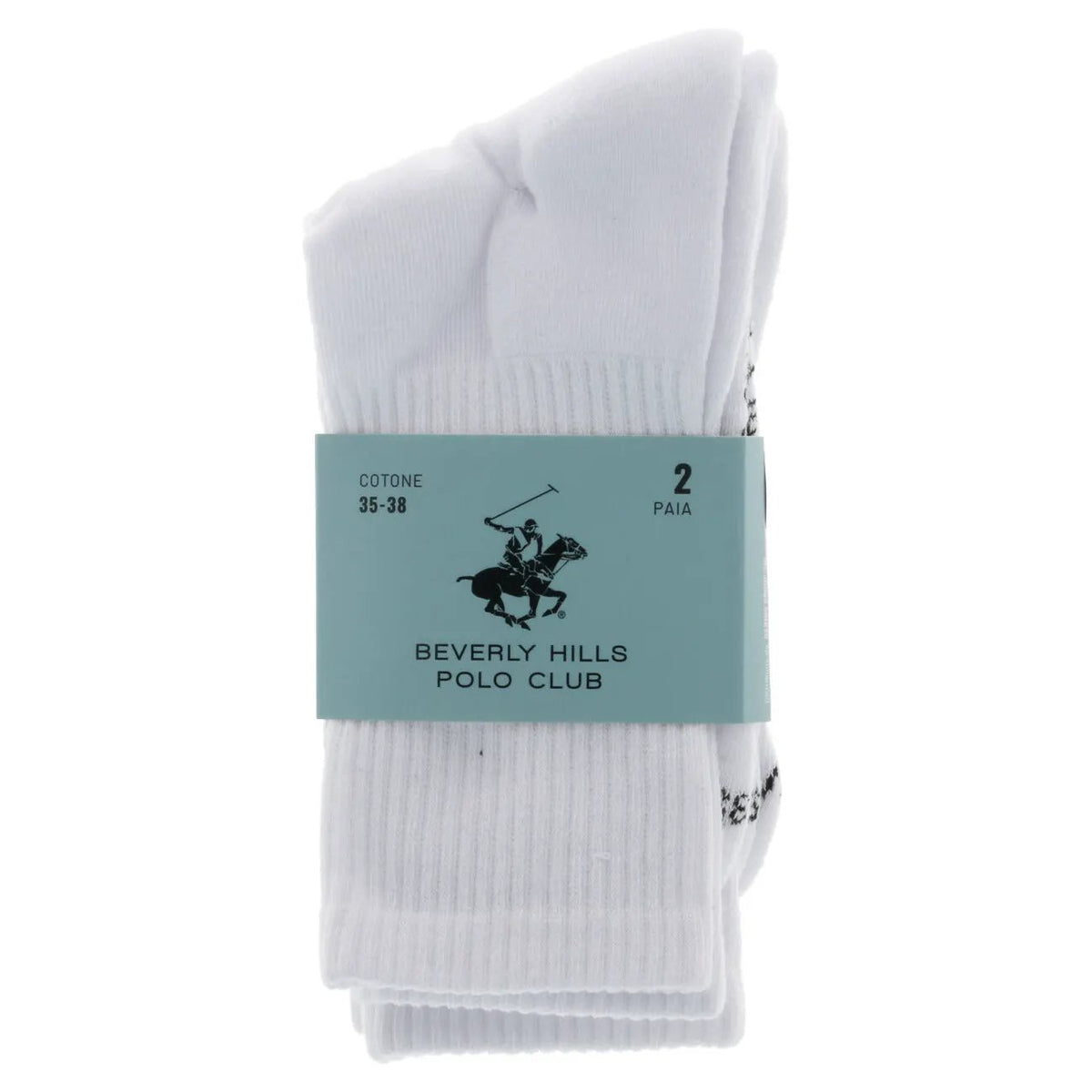 Beverly Hills Polo Club Men's Grey Cotton Socks